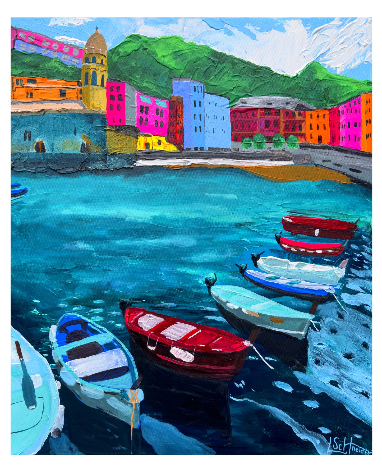 “Vernazza Harbour” Prints