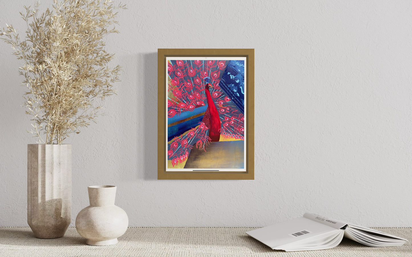 “The Dazzling Peacock” Prints